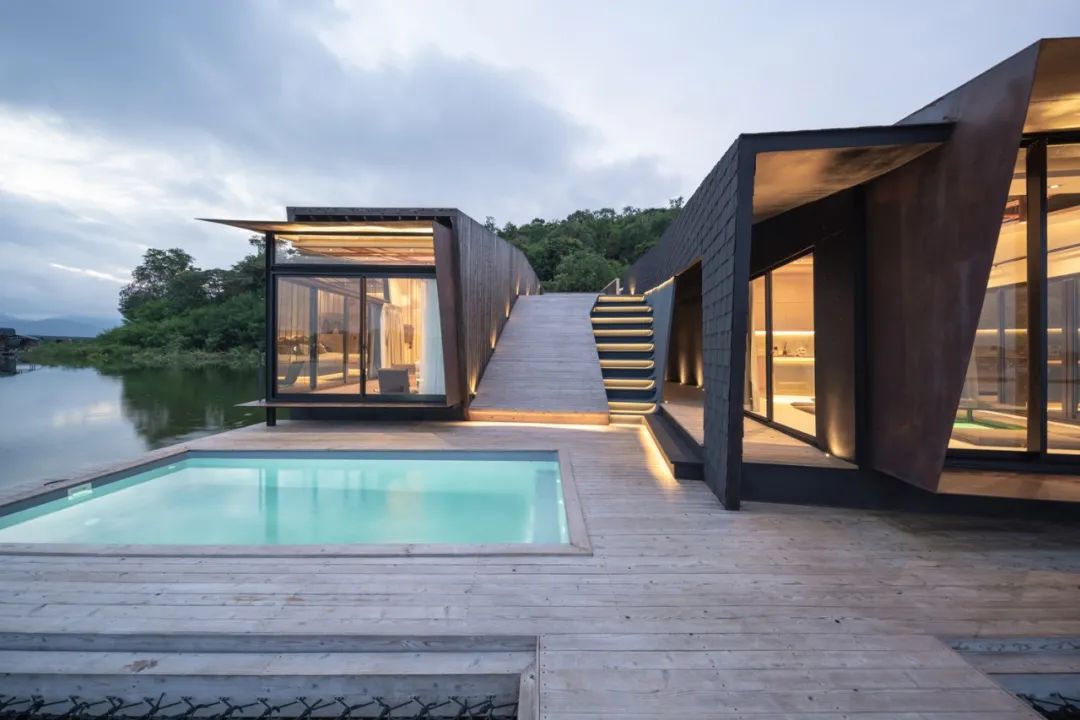 泰國水上竹筏度假小屋 Thailand raft house PLA2／Dersyn Studio