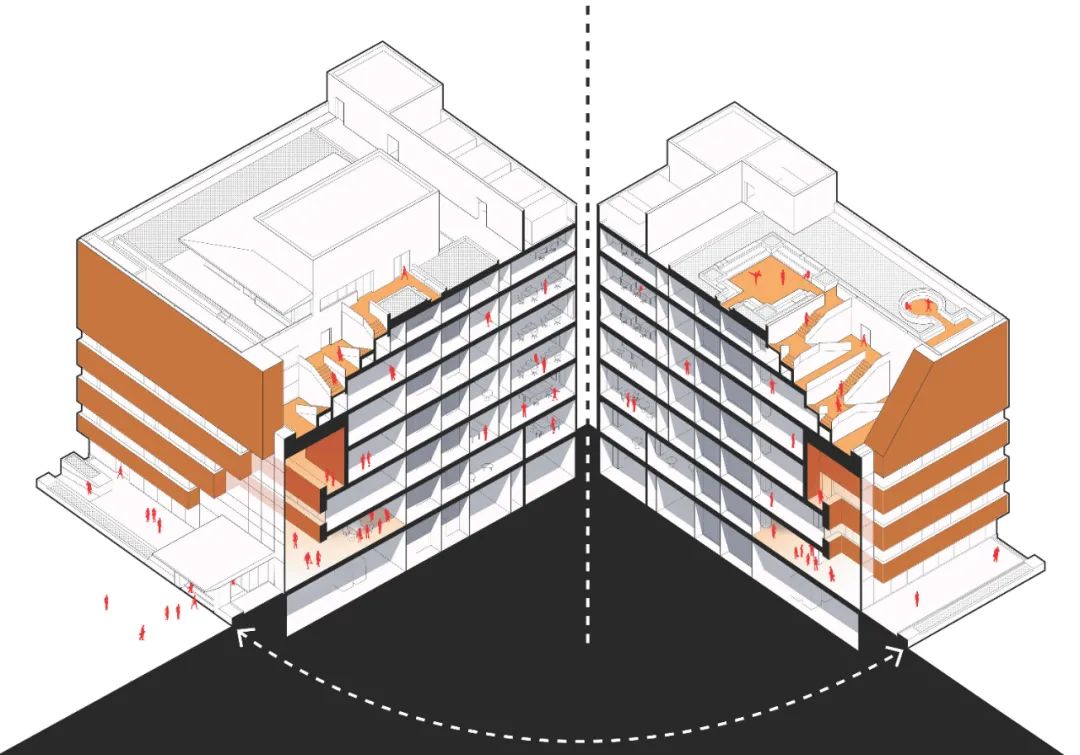 Beijing Old Buidling Renovation 北京舊藍潤大廈改造，成府路150號／URBANUS都市實踐