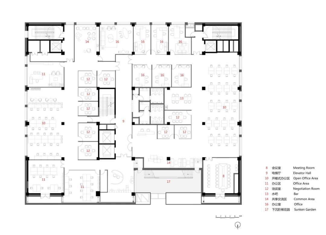 Beijing Old Buidling Renovation 北京舊藍潤大廈改造，成府路150號／URBANUS都市實踐