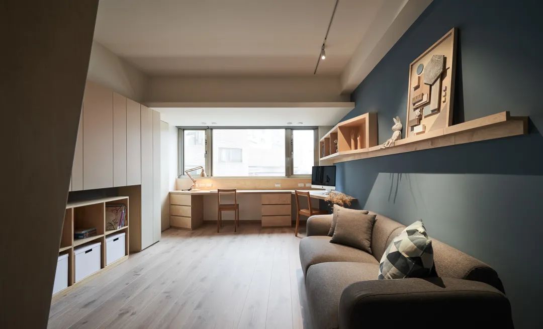 台北20年老屋改造，32平米親子住宅 Taipei Apartment interior design／福研設計