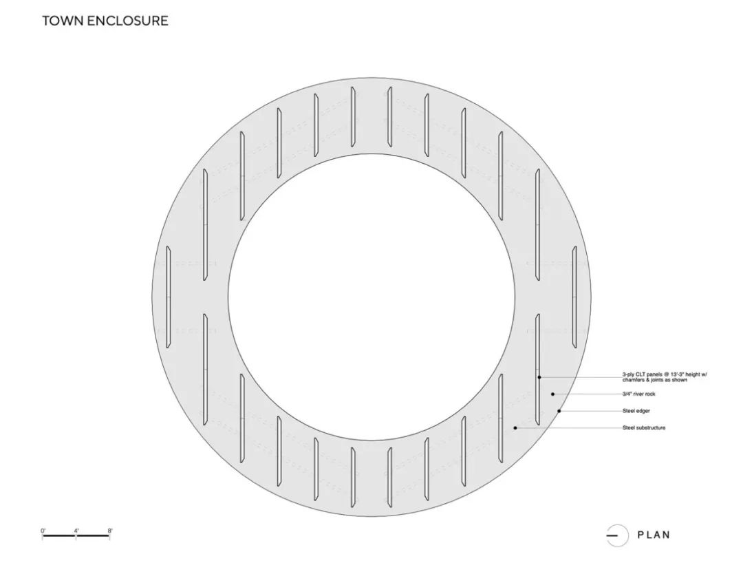 木構造公共藝術裝置藝術 Jackson Hole Public Art Installation Town Enclosure／CLB Architects