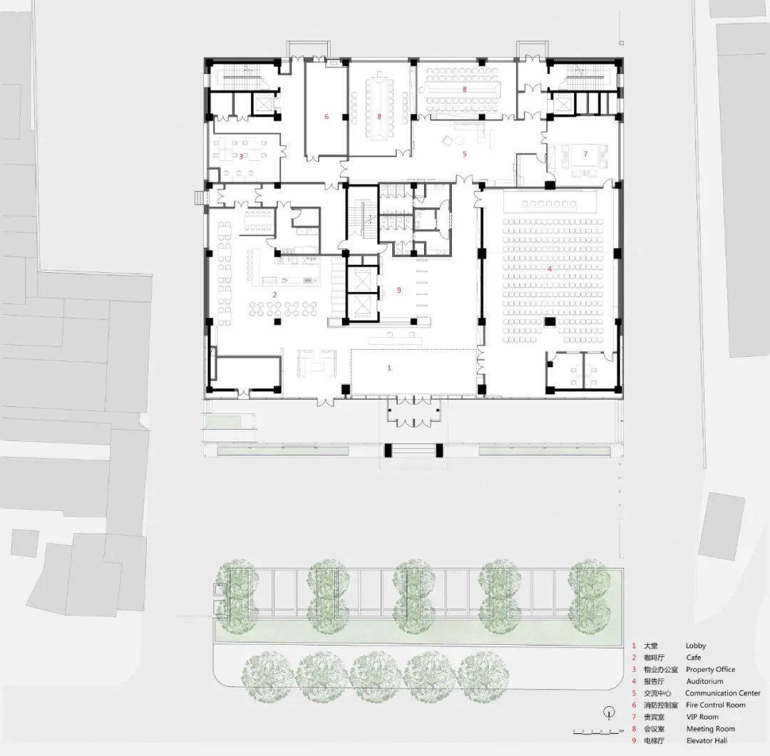 Beijing Old Buidling Renovation 北京舊藍潤大廈改造，成府路150號／URBANUS都市實踐