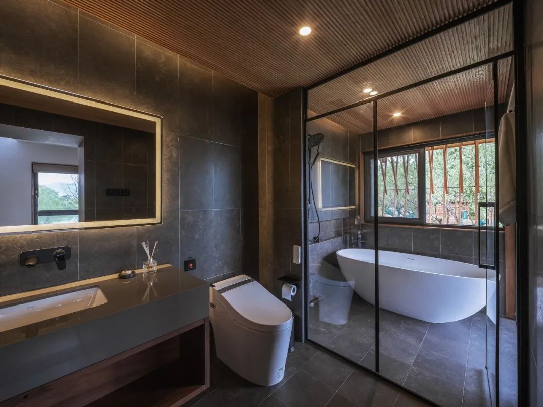 洗手間 Toilet Fuyang Yangbei Lake Wetland Ecological Hotel富陽陽陂湖濕地生態酒店/尌林建築設計事務所