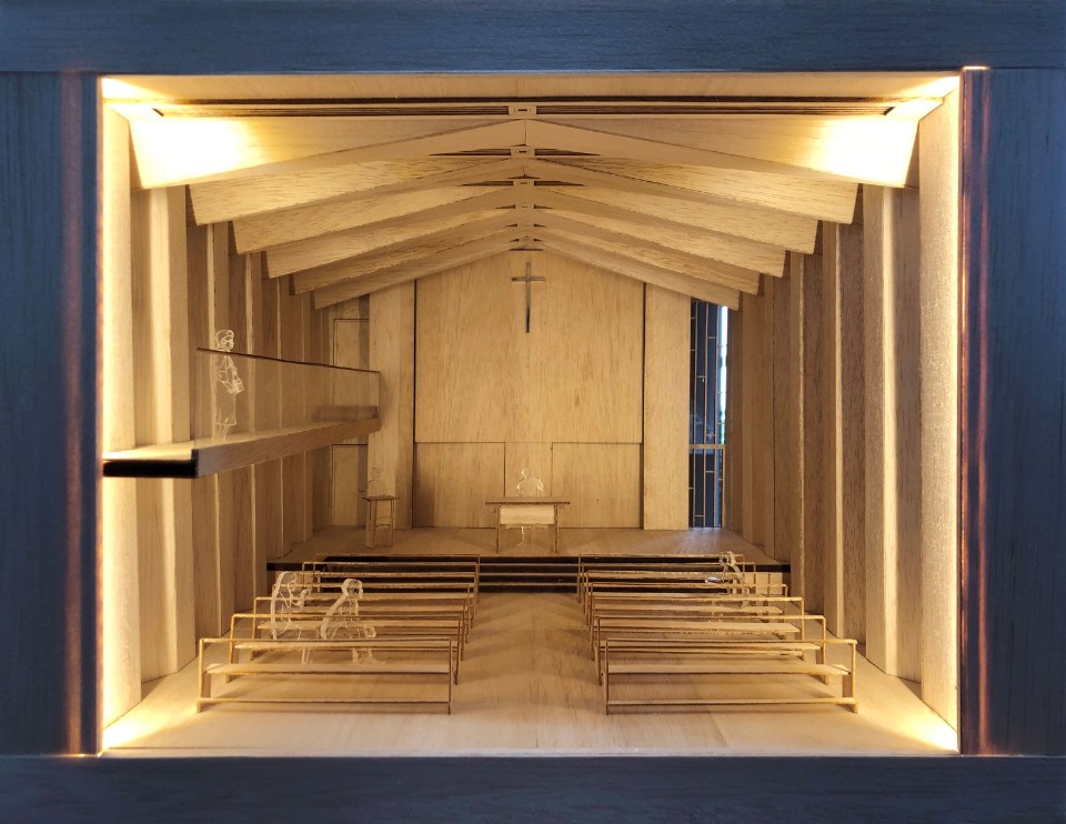 建築模型 model Taiwan Church Architecture Design 台中教會 豐原行道會／張景堯聯合建築師事務所
