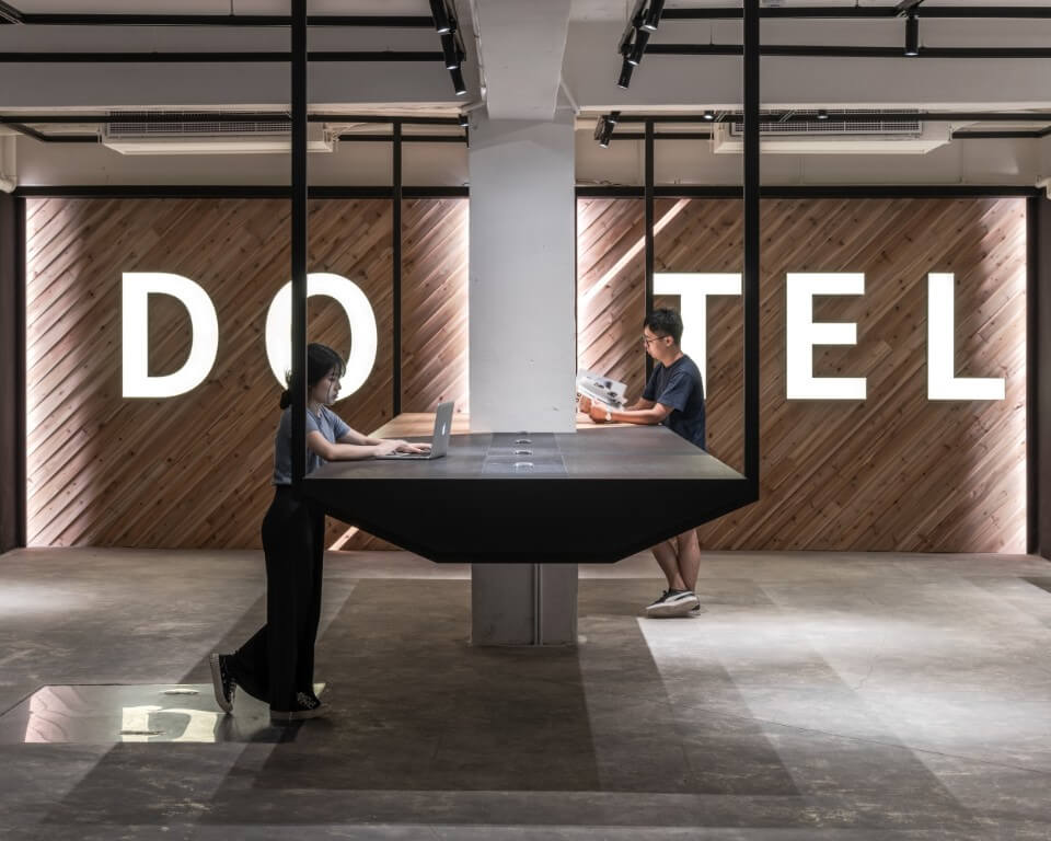 DOTEL 板橋共享辦公空間室內設計 Taipei Co-working space office interior design／元項設計 x StudioX4 乘四研究所
