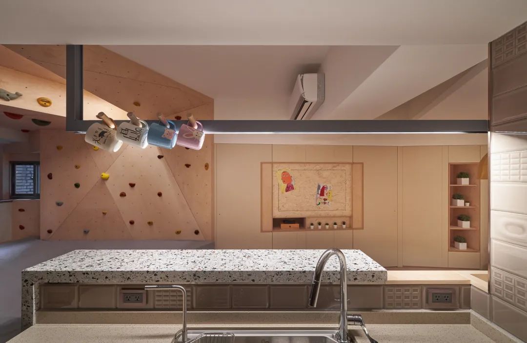 台北20年老屋改造，32平米親子住宅 Taipei Apartment interior design／福研設計