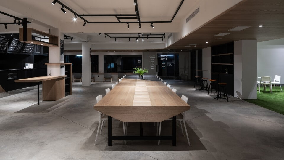DOTEL 板橋共享辦公空間室內設計 Taipei Co-working space office interior design／元項設計 x StudioX4 乘四研究所