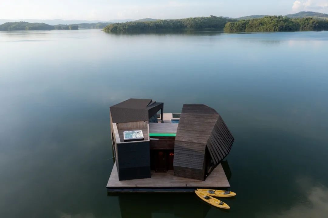 泰國水上竹筏度假小屋 Thailand raft house PLA2／Dersyn Studio