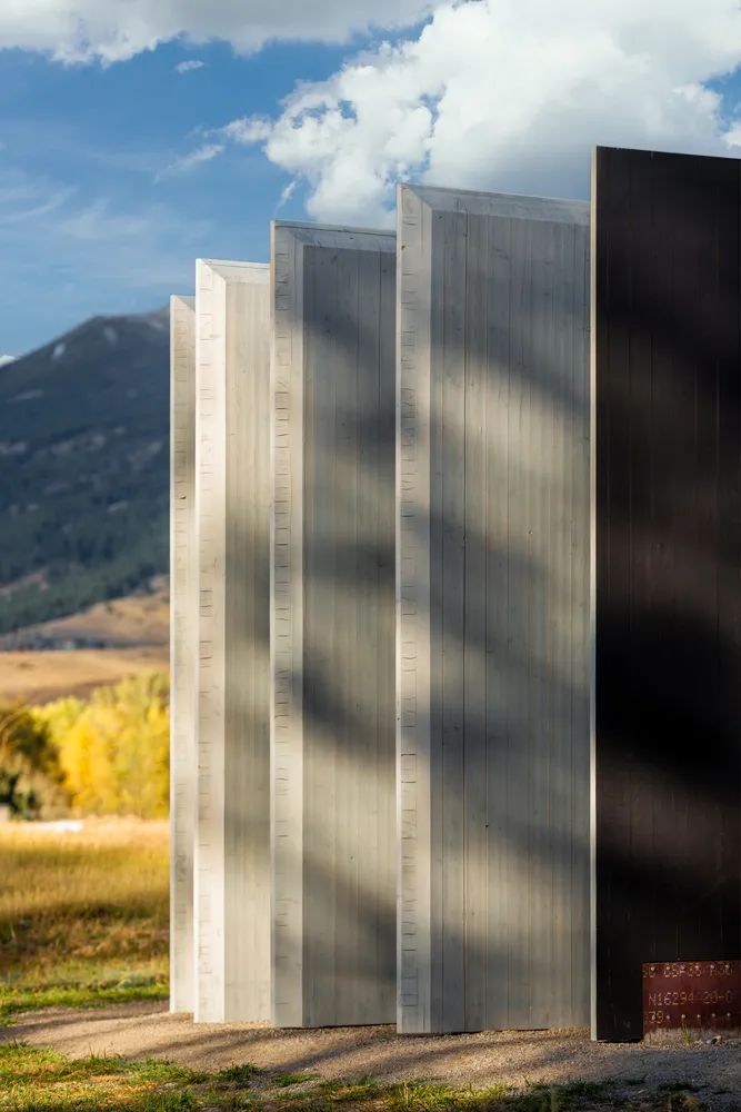 木構造公共藝術裝置藝術 Jackson Hole Public Art Installation Town Enclosure／CLB Architects