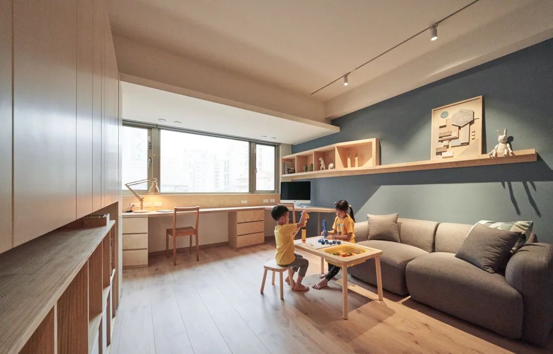 台北20年老屋改造，32平米親子住宅 Taipei Apartment interior design／福研設計