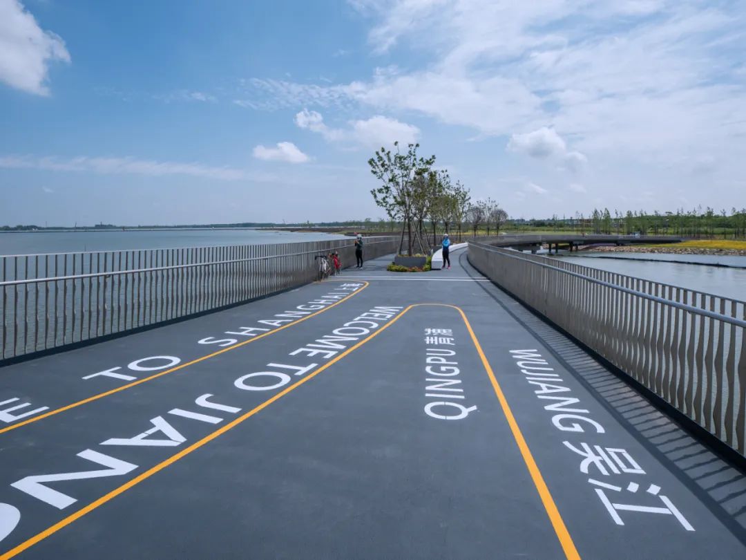元蕩橋 人行步橋 自行車道 China Shanghai Pedestrian Bridge Landscape Architecture／BAU
