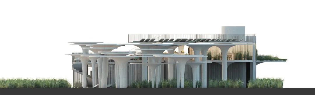 北向立面圖 Elevation 紐澤西州沙灘俱樂部 New Jersey Asbury Park／Rojkind Arquitectos＋Esrawe Studio