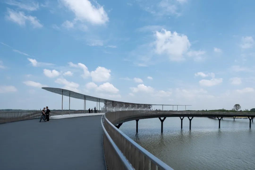 元蕩橋 人行步橋 自行車道 China Shanghai Pedestrian Bridge Landscape Architecture／BAU