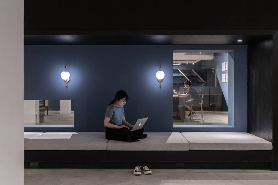 DOTEL 板橋共享辦公空間室內設計 Taipei Co-working space office interior design／元項設計 x StudioX4 乘四研究所