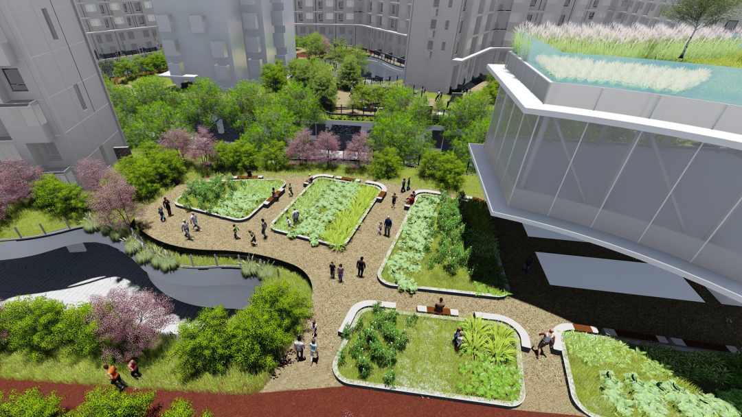 北京百子灣社會住宅景觀設計 Beijing Social Housing landscape design/EADG 泛亞國際