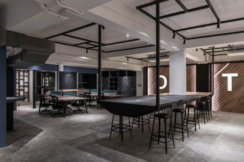 DOTEL 板橋共享辦公空間室內設計 Taipei Co-working space office interior design／元項設計 x StudioX4 乘四研究所