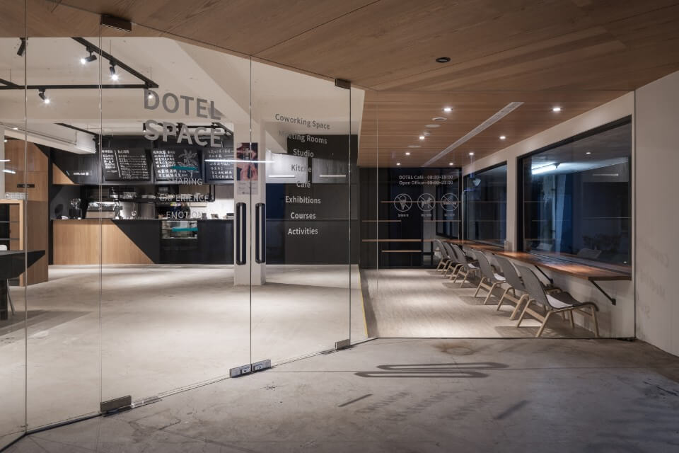 DOTEL 板橋共享辦公空間室內設計 Taipei Co-working space office interior design／元項設計 x StudioX4 乘四研究所