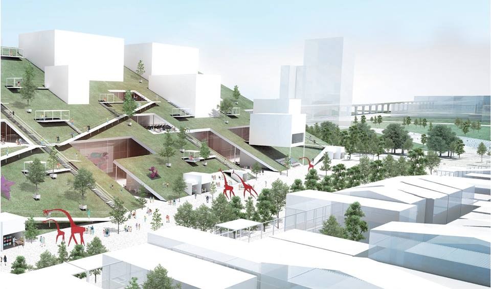 桃園市立美術館競圖/石昭永建築師事務所+株式會社山本理顯設計工場