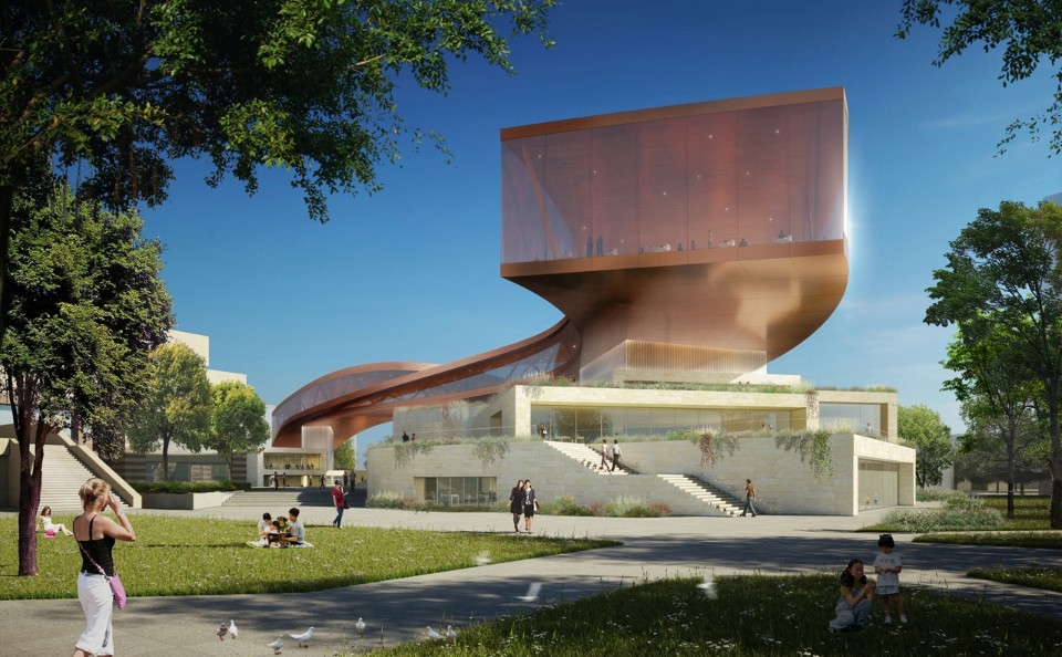 新竹市圖書館新總館競圖提案 Hsinchu Library Competition／JJPAN 潘冀聯合建築師事務所