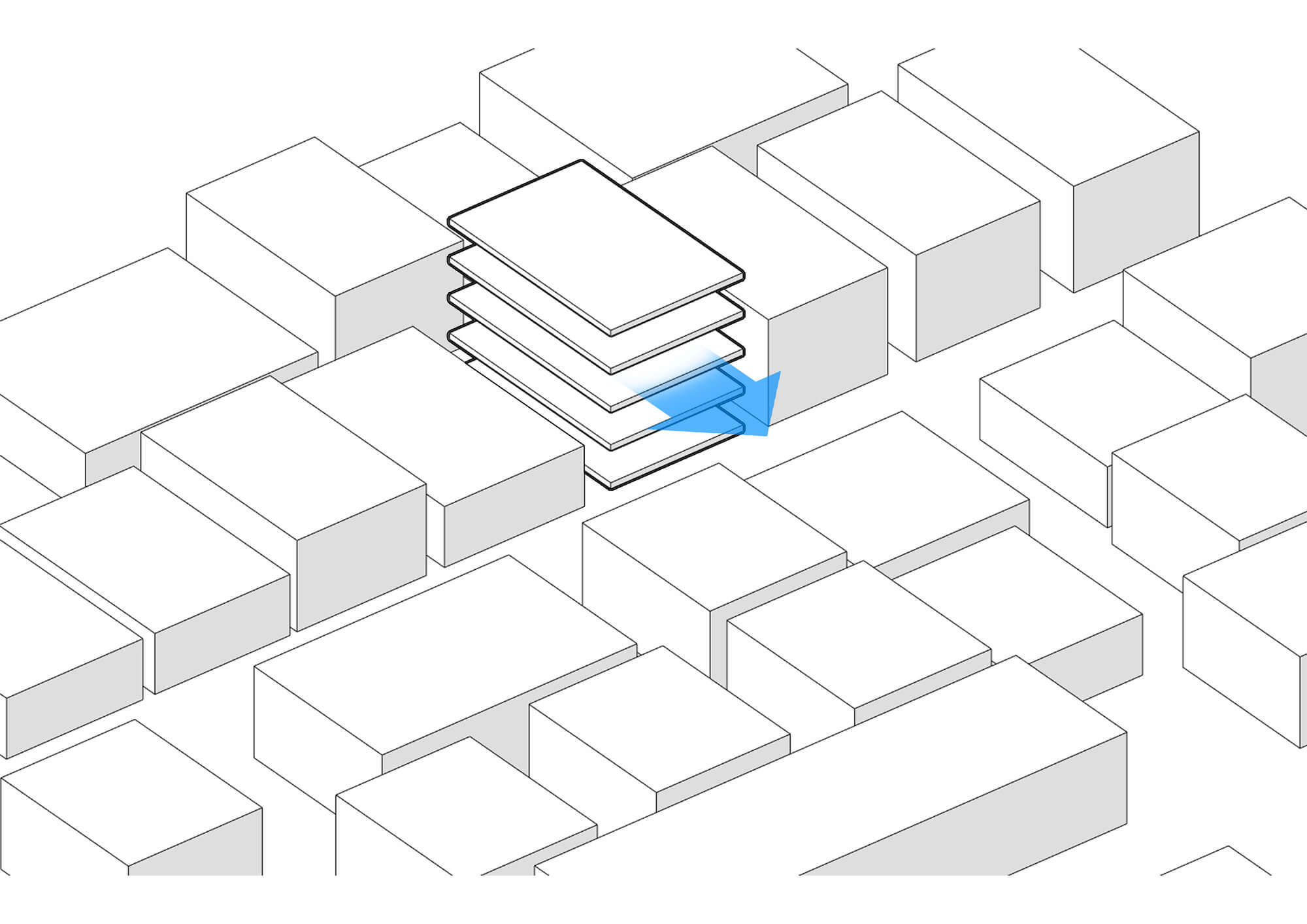 建築空間推導Diagram 曼谷叻拋路高磚屋磚造私人住宅 Bangkok Lat Phrao Bricks House／Studio Miti
