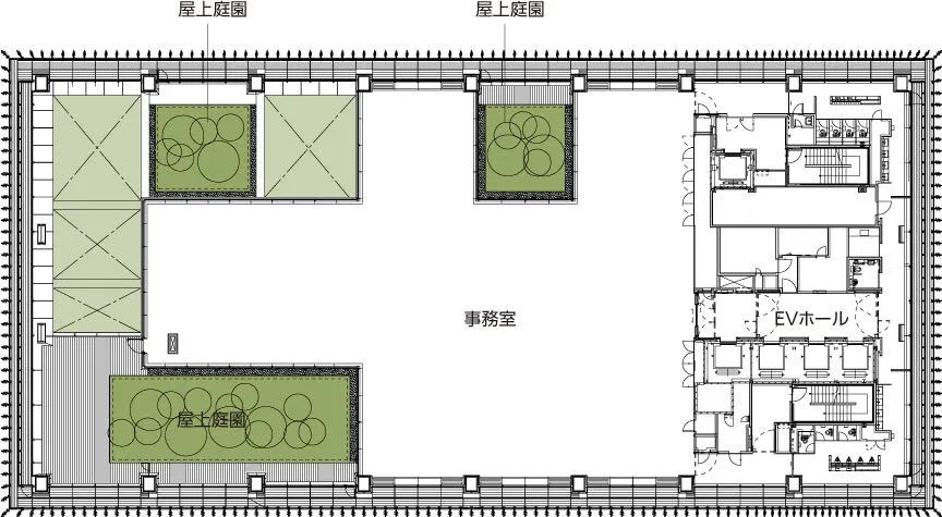 平面圖 Plan Tokyo 京橋Edogrand |京橋エドグラン/Nikken Seikei 日建設計