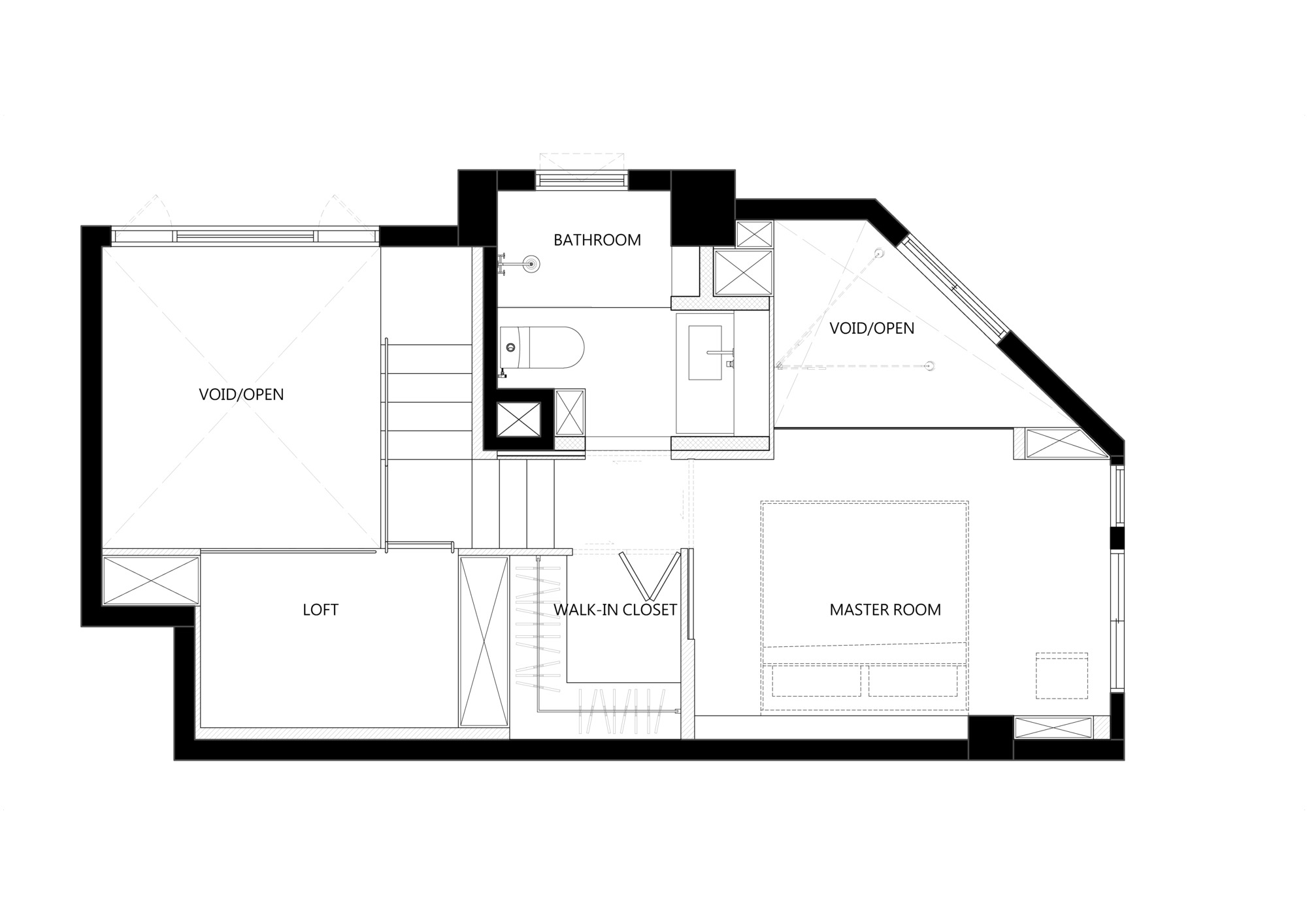 Taiwan Small Aprtment interior design renovation 公寓改造室內設計，IT之家／兩册空間制作所