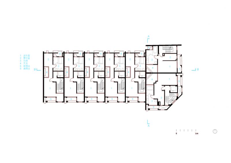 三層平面圖，有木建設枝光院／沈庭增建築師