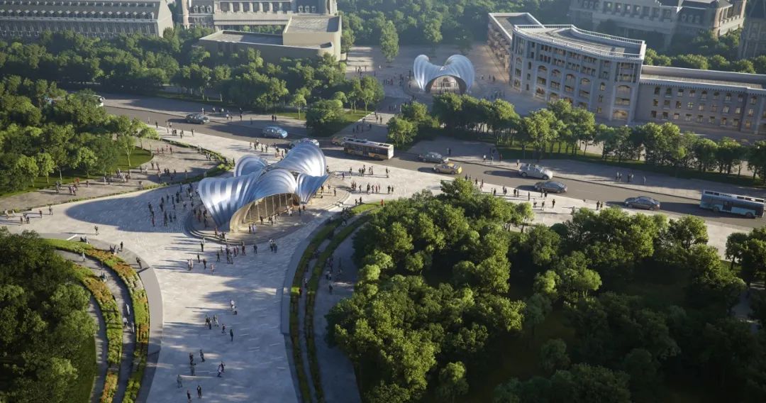 Ukrainian metro stations烏克蘭第聶伯羅地鐵站/Zaha Hadid Architects
