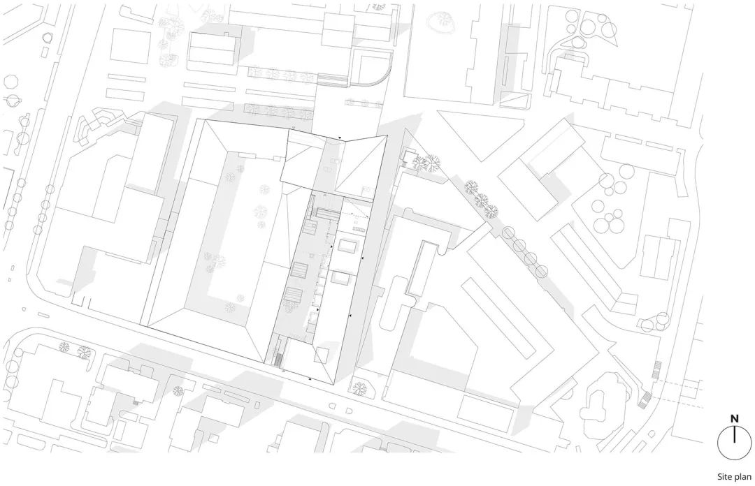 全區配置圖 赫爾辛基教堂與集合住宅 Helsinki Tikkurila Church and Housing／OOPEAA