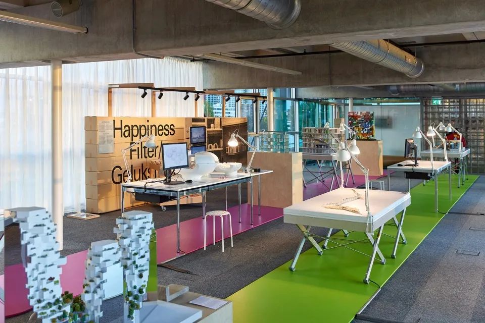 可回收再利用的展覽裝置 MVRDV回顧展 MVRDVHNI: The Living Archive 荷蘭新研究所(Het Nieuwe Instituut)