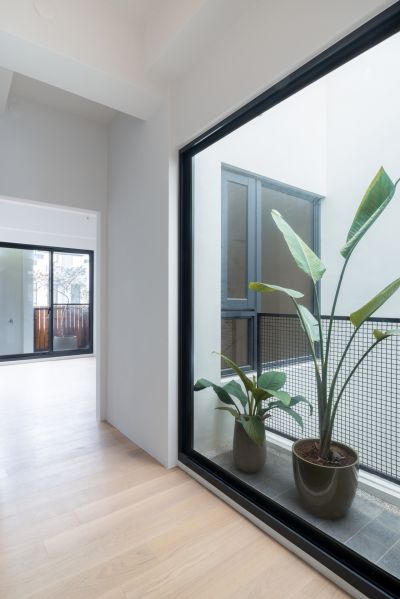 房間與天井,有木建設枝光院/沈庭增建築師