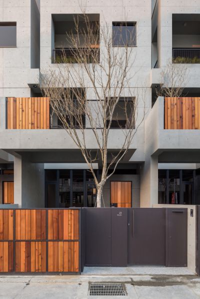 植栽與建築，有木建設枝光院／沈庭增建築師