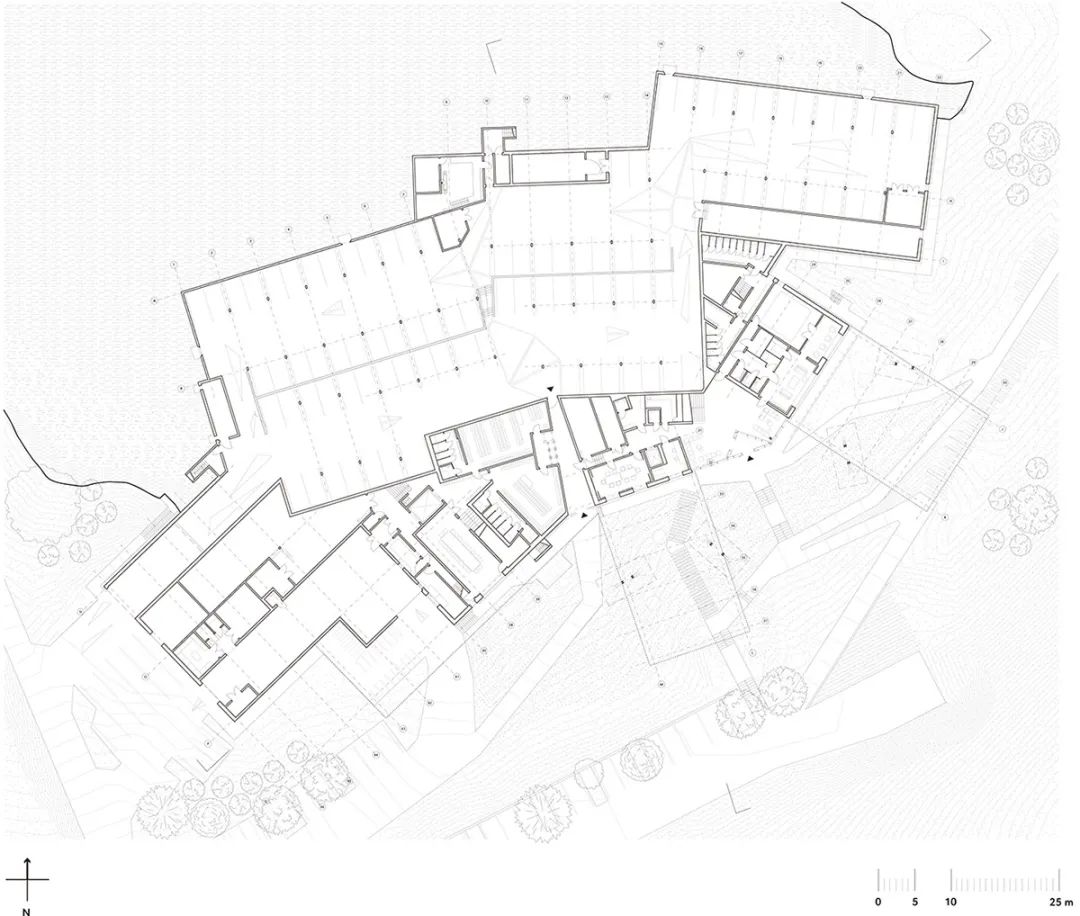 地面層平面圖 © Kuník de Morsier architectes