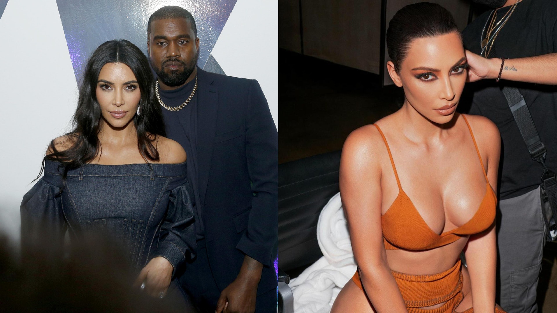 Kim Kardashian與Kanye West