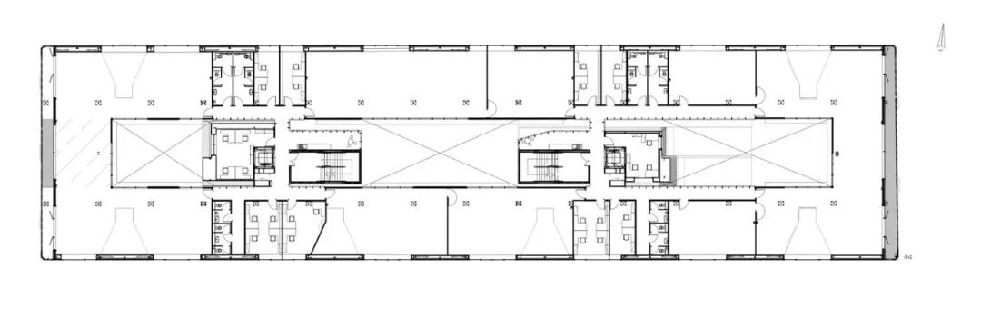 平面圖 Plan 法國南特文化中心改造 Cultural Center Nantes, France Halle 6 EST／Avignon Architecte