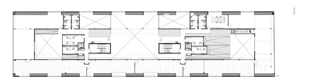 平面圖 Plan 法國南特文化中心改造 Cultural Center Nantes, France Halle 6 EST／Avignon Architecte