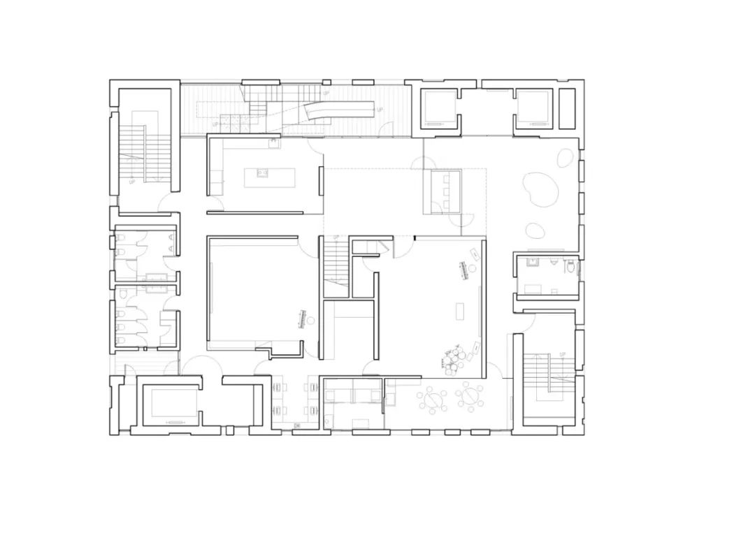 六樓平面圖 Plan 淡江教會文教中心Tamkang Church Culture and Education Center／Behet Bondzio Lin Architekten林友寒+清水建築工坊+十彥建築師事務所