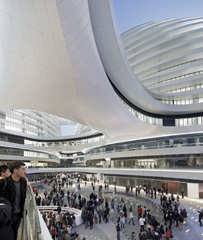 Zaha Hadid Architects，北京SOHO中國旗下的銀河SOHO，2008-2012年／Zaha Hadid Architects 提供