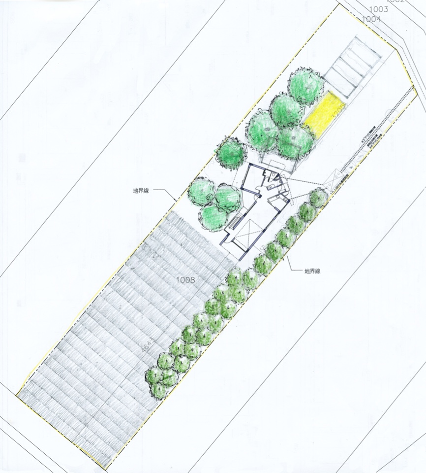 平面配置圖 竹北許宅 私人住宅 Taiwan House／徐純一 i²建築研究室