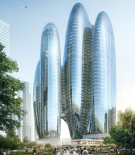 Zaha Hadid Architects，OPPO深圳總部，2020-2025年／Zaha Hadid Architects 提供