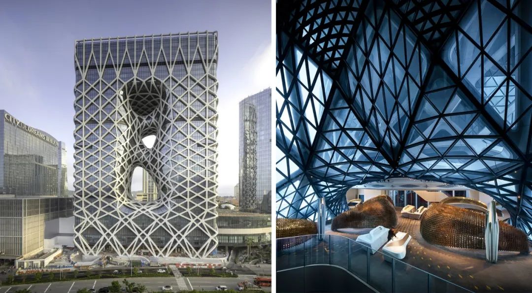 澳門新濠天地摩珀斯酒店，2019年 Zaha Hadid Architects：城市境築獻上建築展