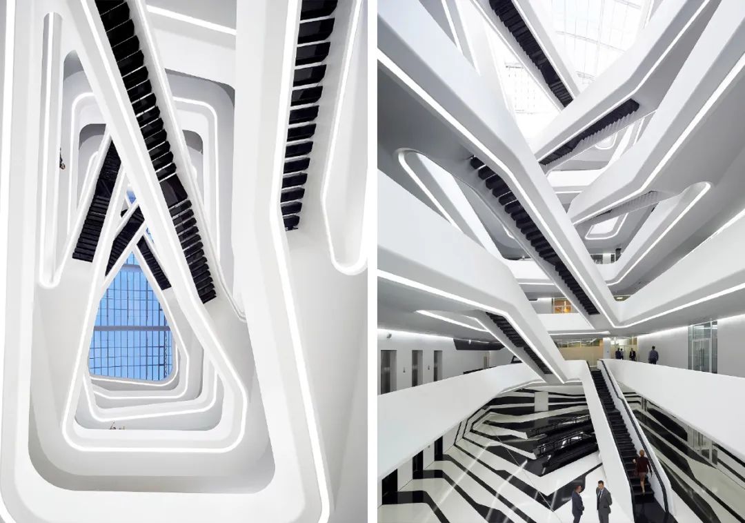 莫斯科Dominion Tower中庭，2015年 Zaha Hadid Architects：城市境築獻上建築展