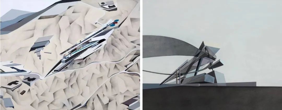 香港山頂俱樂部，1982年 Zaha Hadid Architects：城市境築獻上建築展