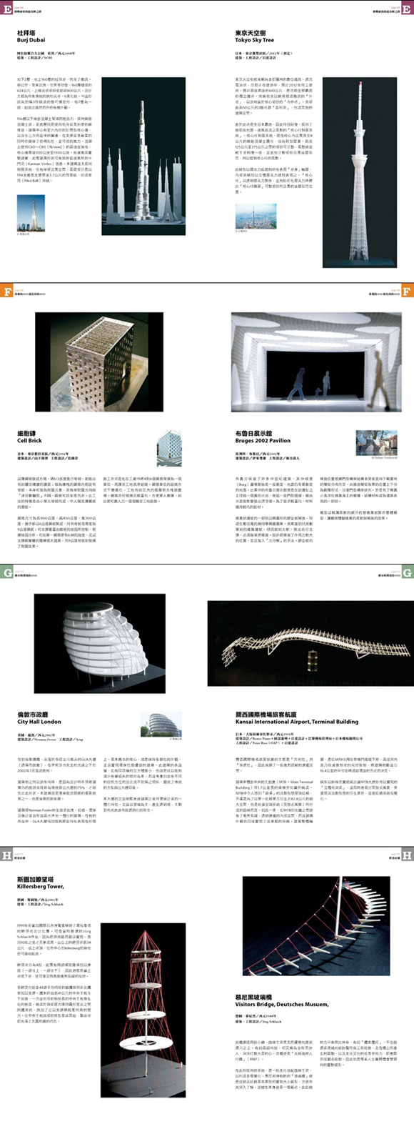 日本建築學會《世界建築的八種工學解剖》內文樣頁