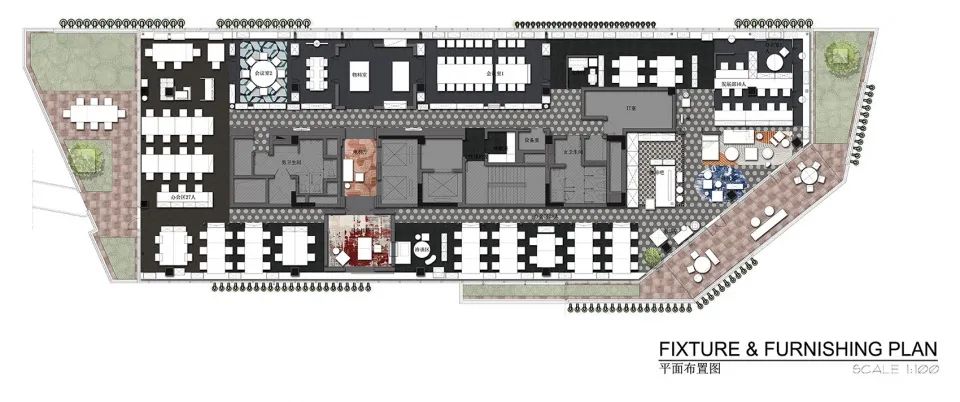 平面圖 CCD大中華上海總部辦公室室內設計 Office interior design／CCD香港鄭中設計事務所
