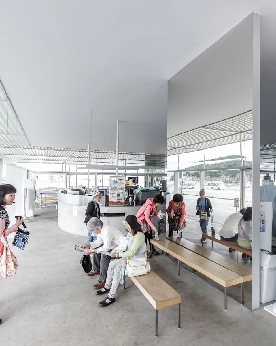 Naoshima Ferry Terminal直島渡輪碼頭／SANAA