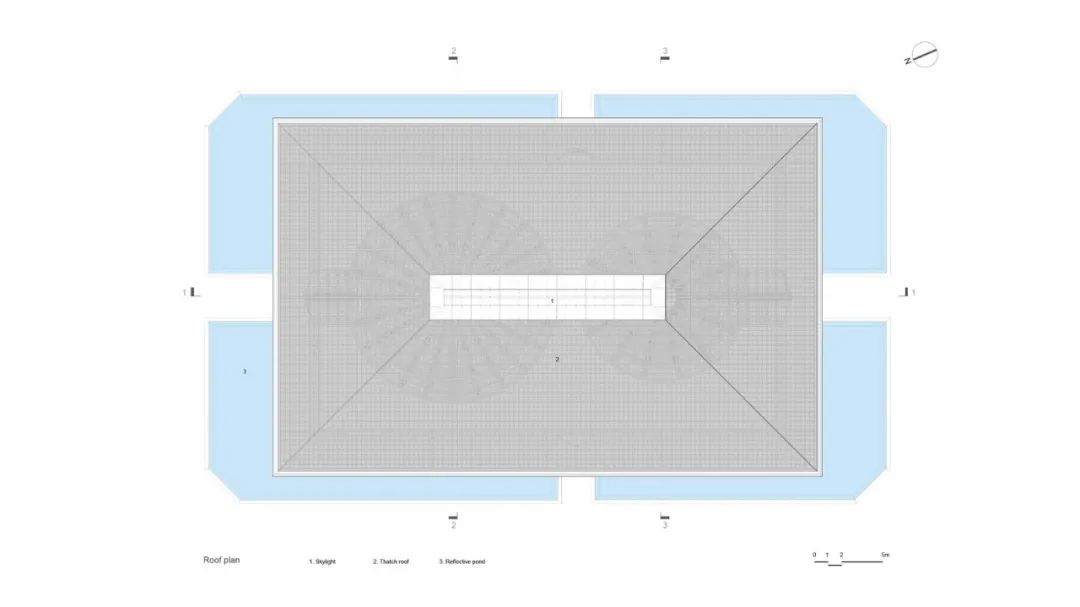 屋頂平面圖 Plan 富國島大世界歡迎中心Vinpearl 越南建築 竹構造 Vietnam Bamboo Structure/VTN Architects 武重義建築事務所