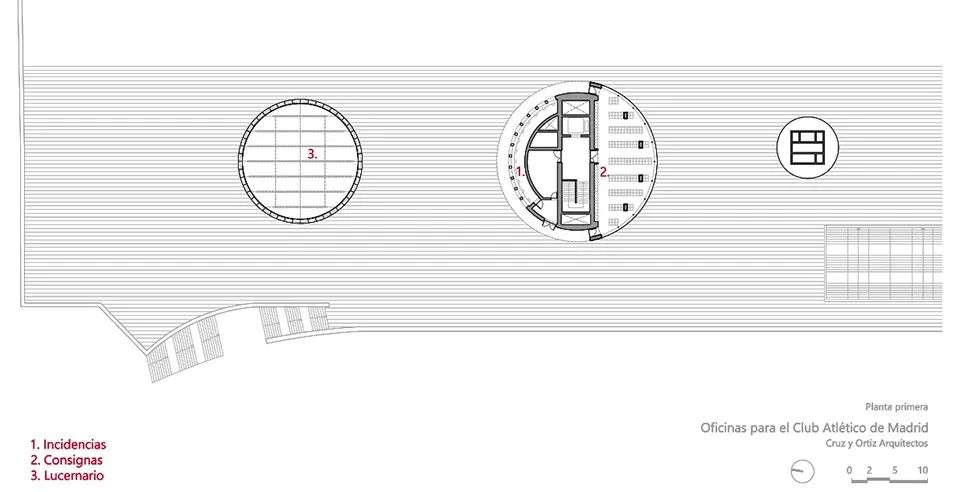 二樓平面圖 Plan ©Cruz y Ortiz Architects