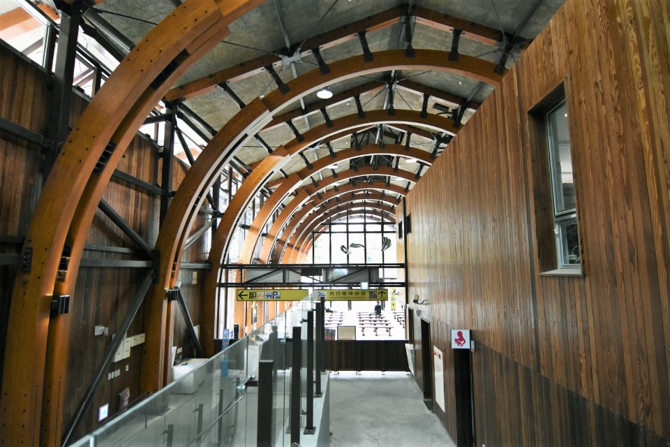 車站室內空間；攝影／李佳臻 池上車站／大藏聯合建築師事務所