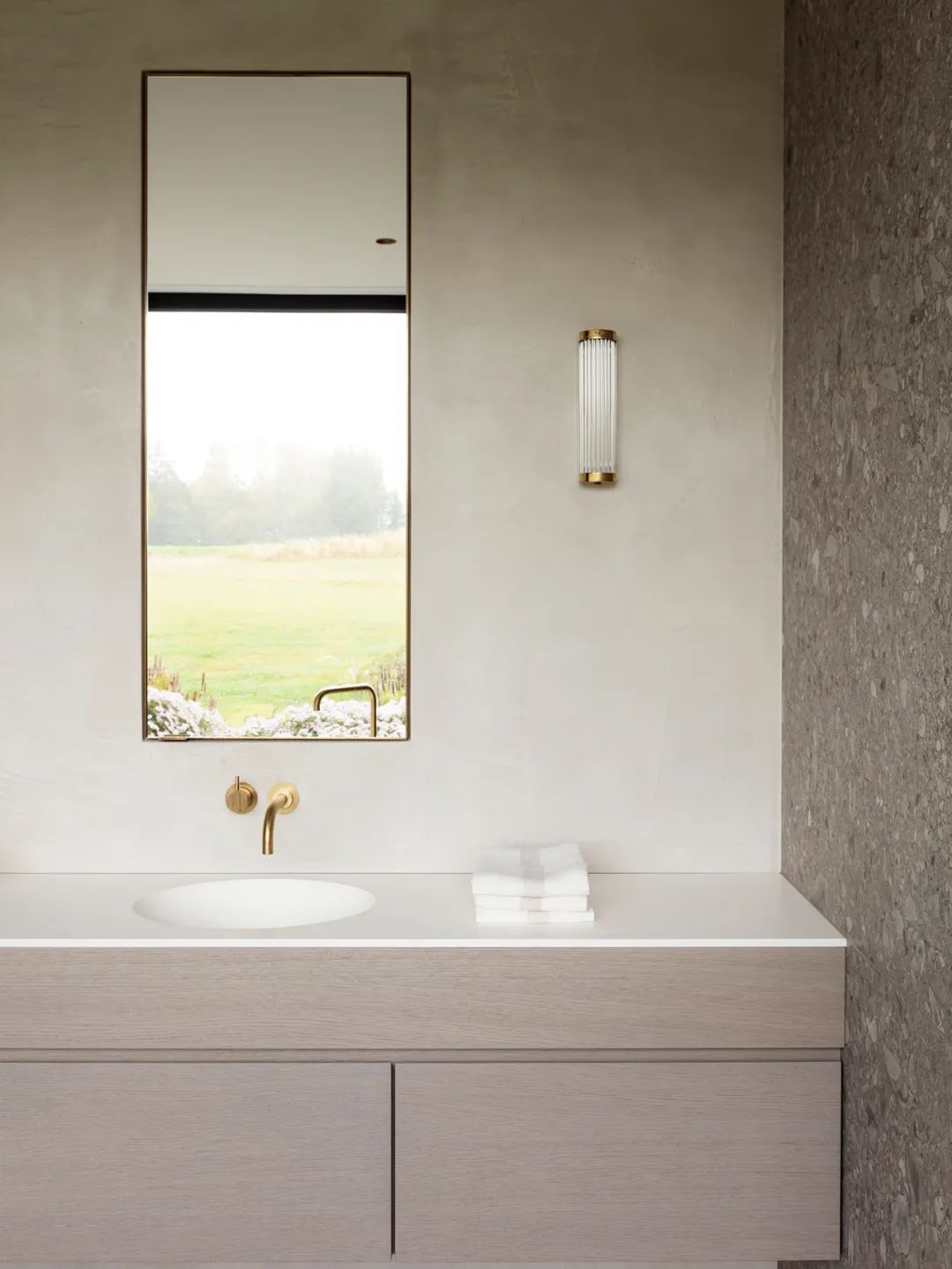 衛浴洗手檯 Belgium RS Villa interior design 比利時别墅室內設計／JUMA Architects